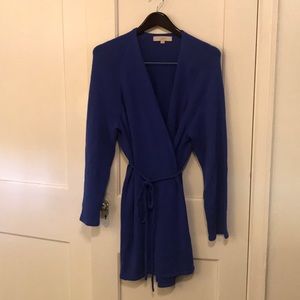 LOFT Women's Cardigan with Tie Belt